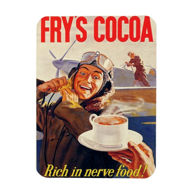 Frys Cocoa Aviator Magnet (Vertikal)