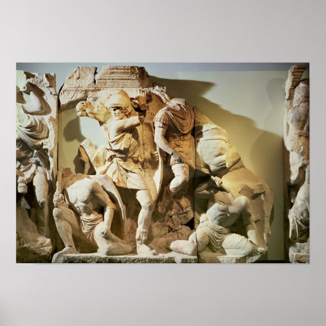 Frys detaljer i en slagscen poster (Framsidan)