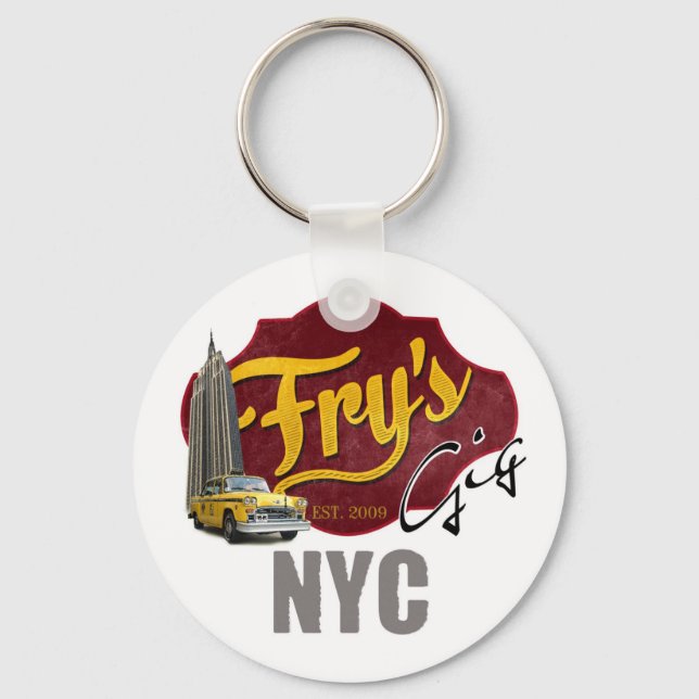 Frys NYC Keychain Nyckelring (Framsida)