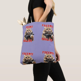 Frys! Pawlice Funny Gift för Cat Lovers Tygkasse