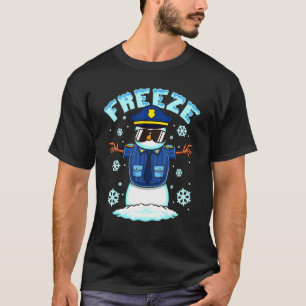 Frys polis Snögubbe Superskoj Julpolis O T Shirt