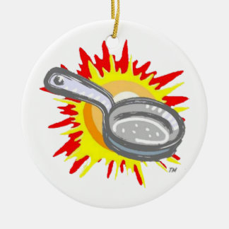 Frysa panelen Gurl-fragmentering Julgransprydnad Keramik