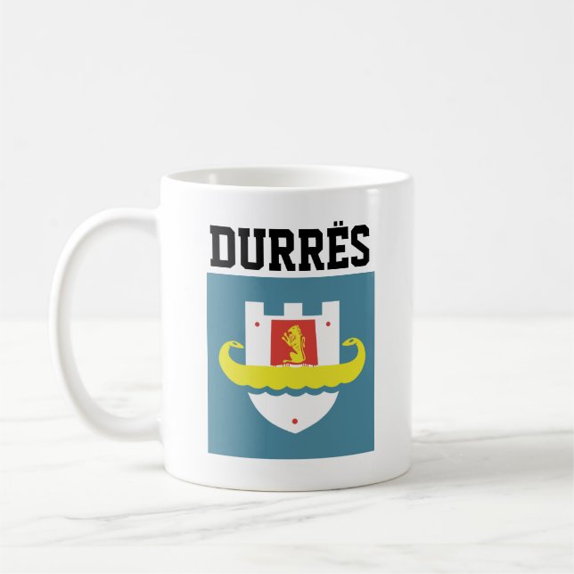Frysning av Durazzo, Albanien Kaffemugg (Vänster)