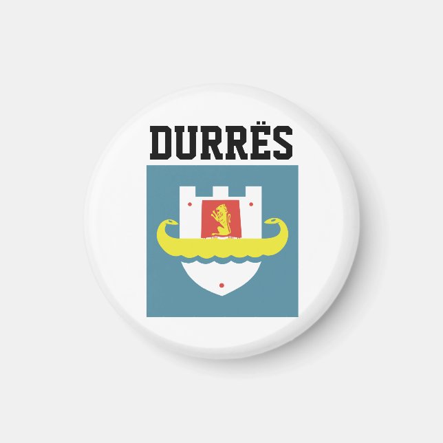 Frysning av Durazzo, Albanien Magnet (Framsidan)