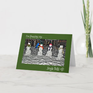 Frysning av min jingle Klockor av Snö People Helgd Kort