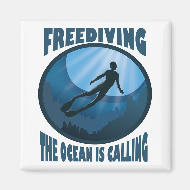 Frysning - oceanen kissar under vatten magnet (Framsidan)