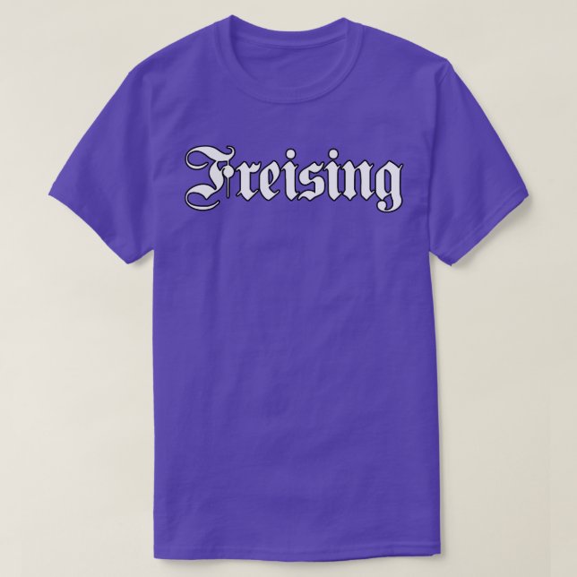 Frysning skriven med sött teckensnitt t shirt (Design framsida)