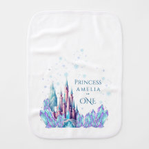 Fryst 1-års födelsedagskorttegning Slott Första fö