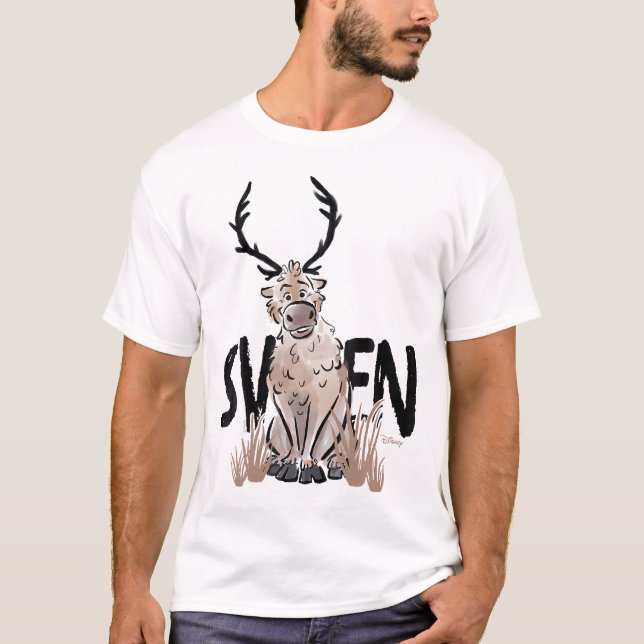 Fryst 2 - Sven Watercolor T Shirt (Framsida)