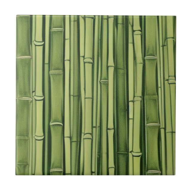 Fryst bakgrundskaraktär för bamboo mönster asia ja kakelplatta (Framsidan)