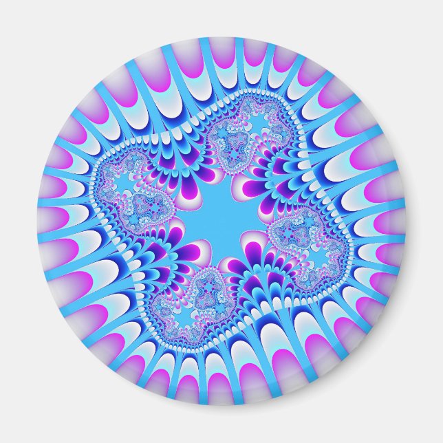 Fryst blomma magnet (Framsidan)