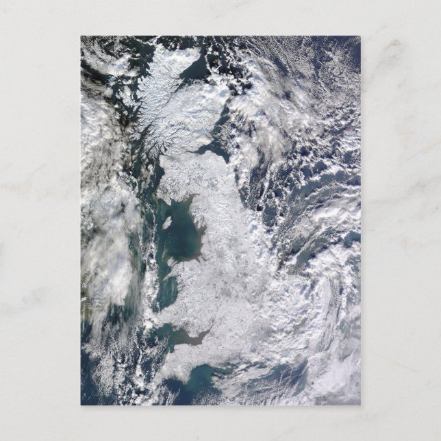 Fryst brittiskt vykort (Framsida)