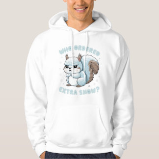 Fryst ekorre - vem beställde Extra Snö? Hoodie