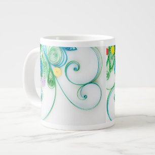 Fryst Elegance Quillance Papper SnowflSpecialty Mu Jumbo Mugg