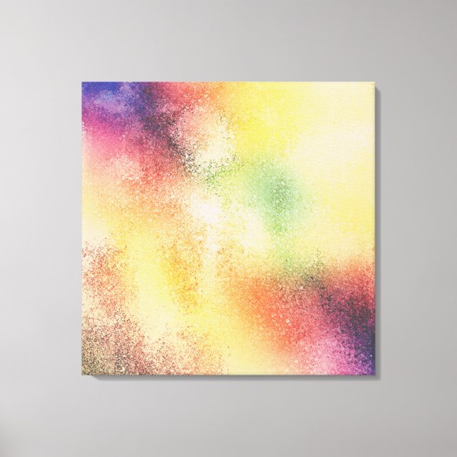 Fryst Färg 0002 Canvastryck (Framsida)