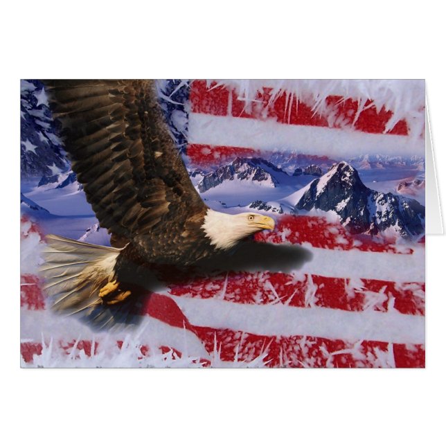 Fryst Glory Hälsningskort (Framsidan Horizontal)