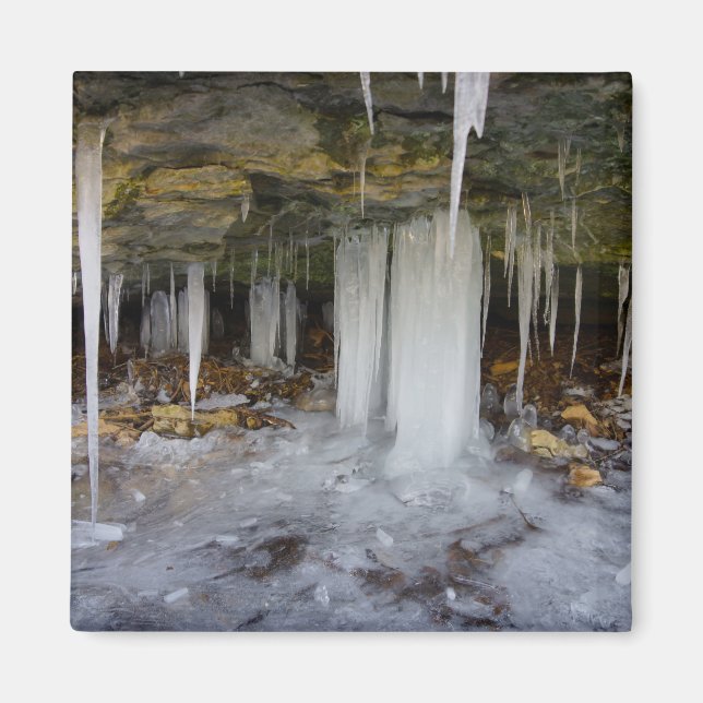 Fryst grotta magnet (Framsidan)