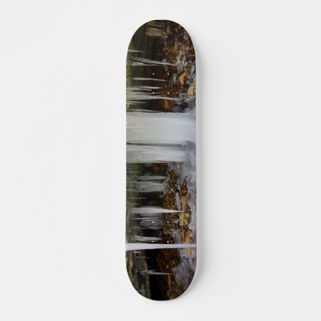 Fryst grotta skateboard bräda 21,5 cm (Framsida)