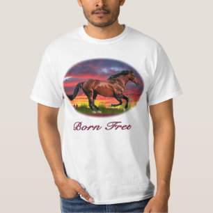 Fryst hästkonst t-shirt