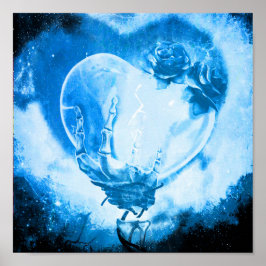 Fryst hjärta poster