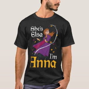 Fryst - Hon är Elsa jag heter Anna T Shirt
