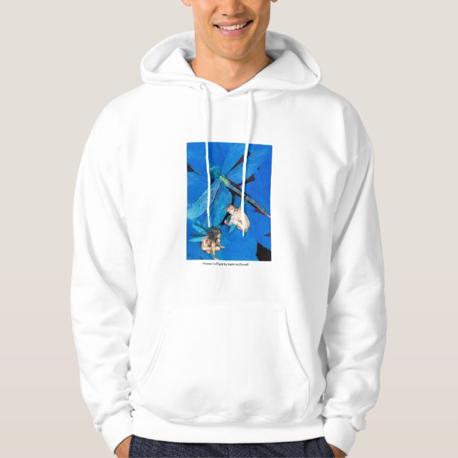 Fryst i flyg: www.AriesArtist.com Sweatshirt Med Luva (Framsida)