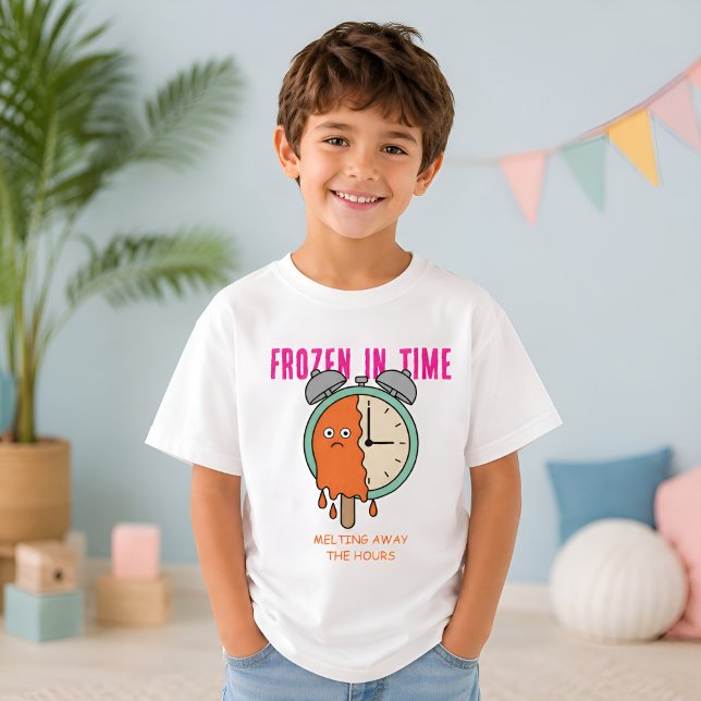 Fryst i tiden Retro Popsicle barn T-shirt (Skapare uppladdad)