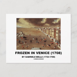 Fryst i Venedig (1708) av Gabriele Bella Vykort