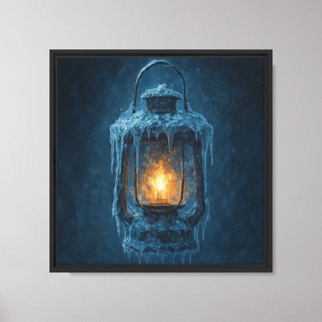 Fryst Lantern Relic Canvastryck (Framsida)