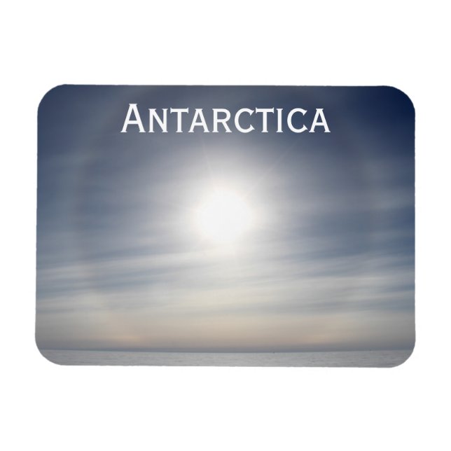 Fryst liggande, sippelduva, Antarctica Magnet (Horisontell)