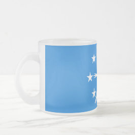 Fryst litet glas mugg - flagga av Corpus Christi