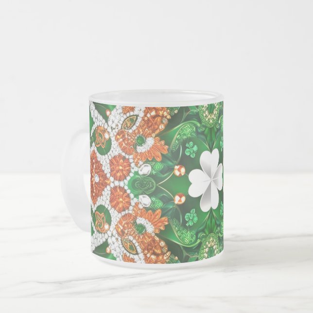 Fryst litet glas mugg med Färg på Irland (Framsida vänster)