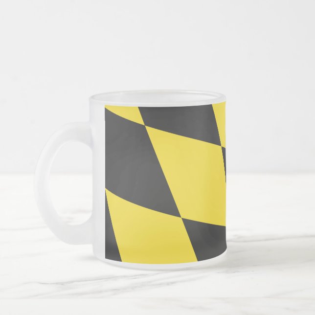 Fryst litet glas mugg med flagga av München (Vänster)