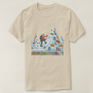 Fryst Livsmedelsklipperminimalistisk T-shirt Unise