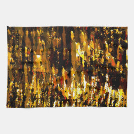 Fryst ljus under is lakan kökshandduk