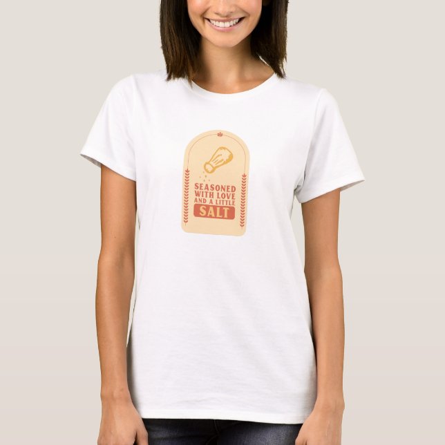 Fryst med Kärlek och en liten livsmedelsrecept av  T Shirt (Framsida)