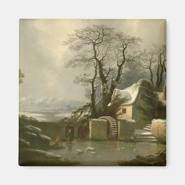 Fryst Mill Tävling Magnet (Framsidan)