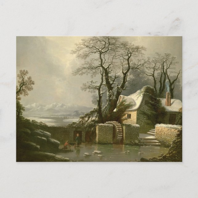 Fryst Mill Tävling Vykort (Framsida)