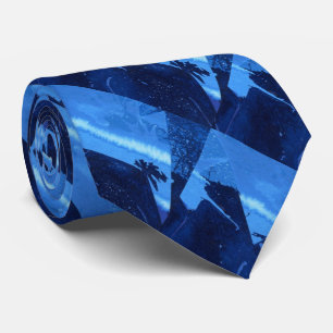 "Fryst område nr 2" Abstract Design Tie Slips