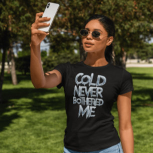 Fryst Ord, ett Winters-meddelande T Shirt
