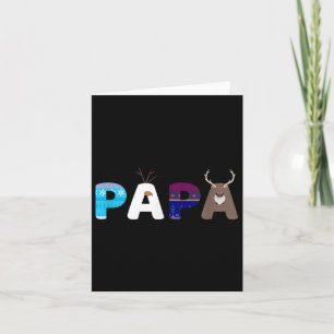 Fryst Pappa och Mamma födelsedag Pappa-familjen Pa Kort
