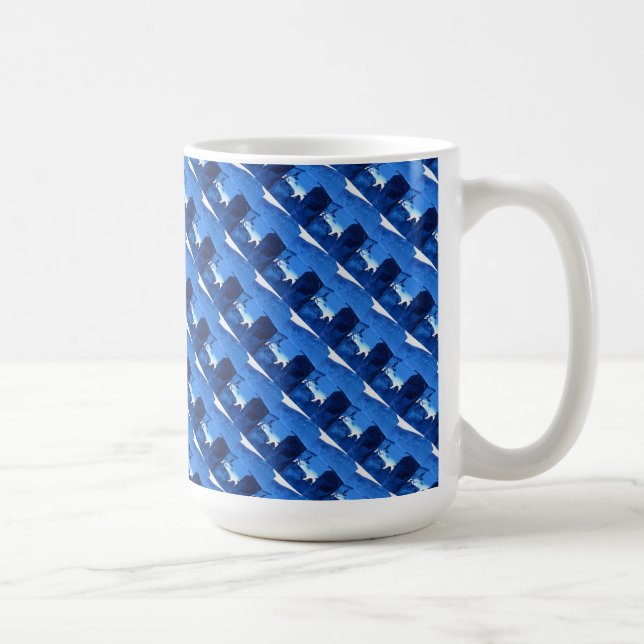 "Fryst rdge #3-lreck" Abstract Design Mugg (Höger)