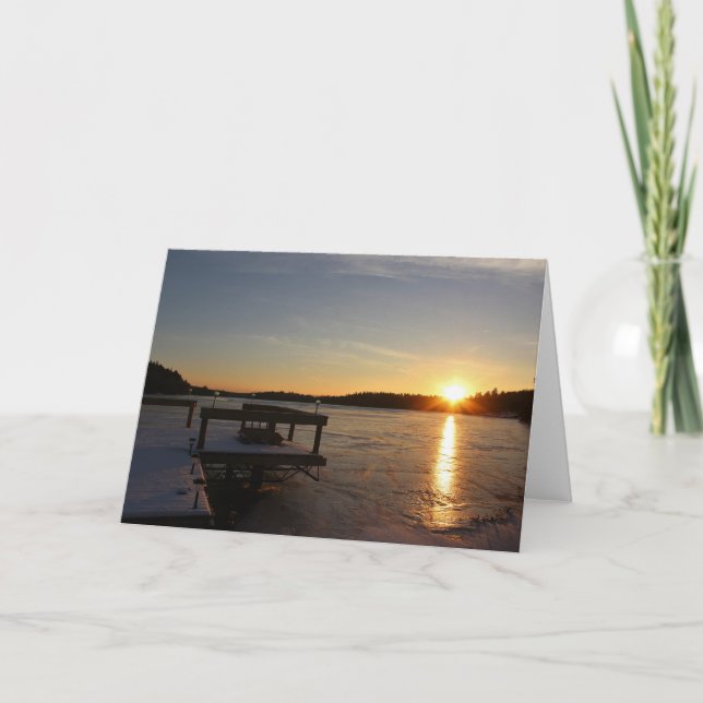 Fryst reflektion kort (Framsida)