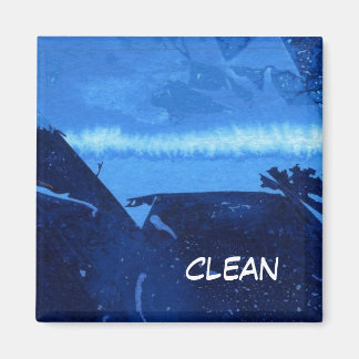 "Fryst Ridge 2" Abstrakt Dishwasher Status Magnet