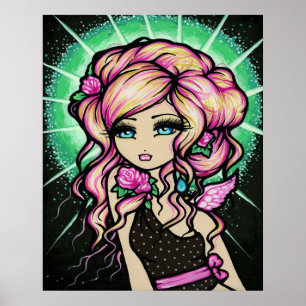 Fryst Ro Angel Fairy Fantasy Art Poster