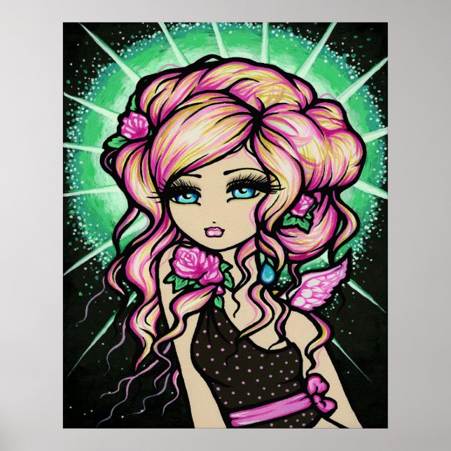 Fryst Ro Angel Fairy Fantasy Art Poster (Framsidan)