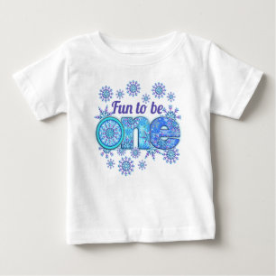 Fryst Roligt i Snö som ska vara en T Shirt