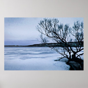 Fryst Sjö Poster