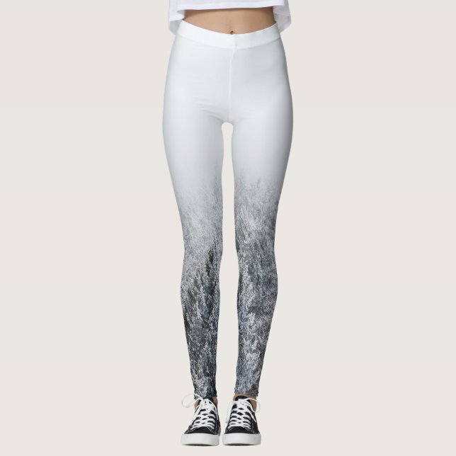 Fryst skog leggings (Framsida)