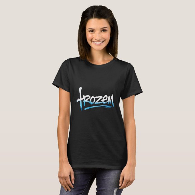 Fryst text T-shirt (Hel framsida)